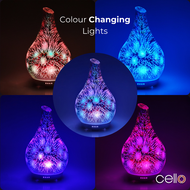 Cello Large Ultrasonic Diffuser - 3D Firework