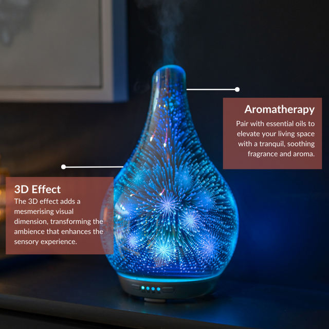 Cello Large Ultrasonic Diffuser - 3D Firework