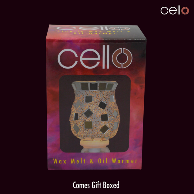 Cello - Sliver Mosaic Plug In Electric Warmer