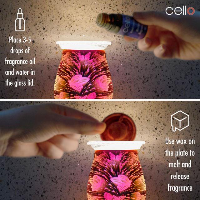 Cello - 3D Plug In Electric Warmer - Butterfly