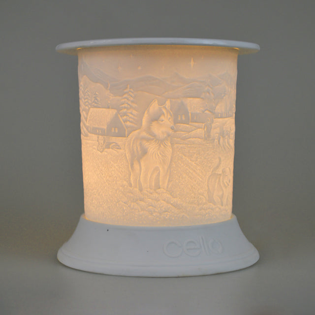 Cello Electric Wax Burner Porcelain Straight - Winter Husky