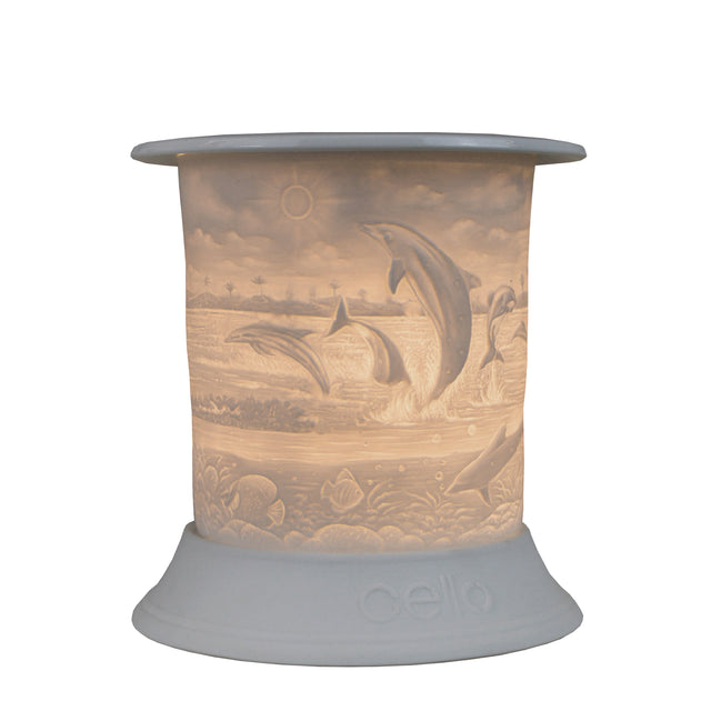 Cello Electric Wax Burner Porcelain Straight - Dolphin