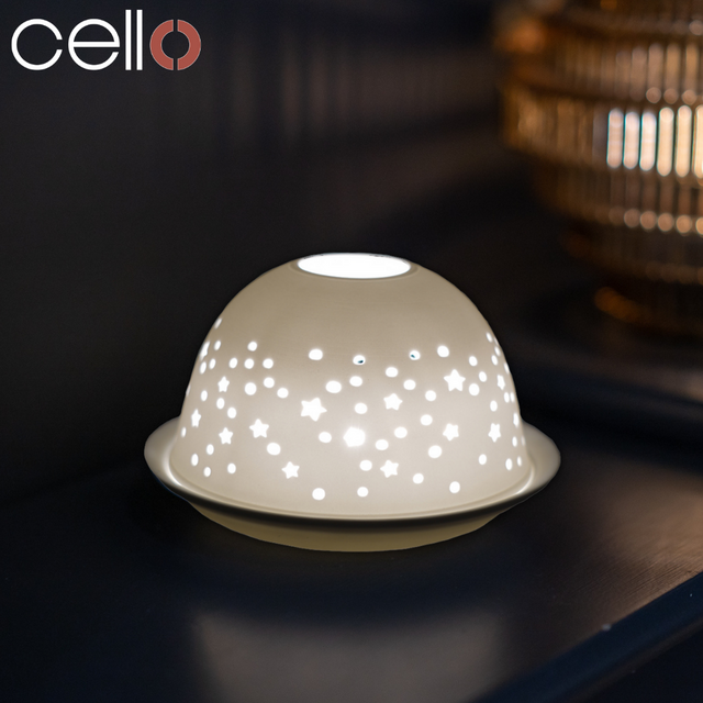 Cello Tealight Dome - Starry