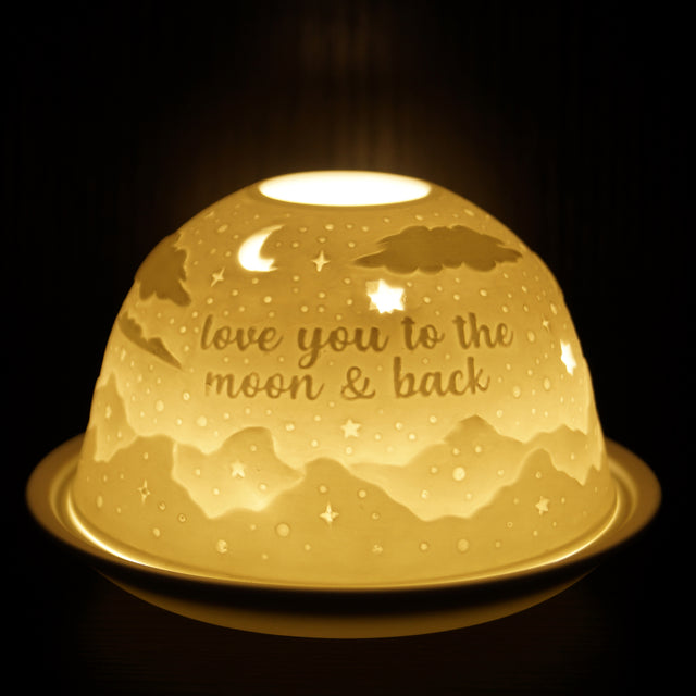Cello Tealight Dome - To The Moon and Back, Sentiment