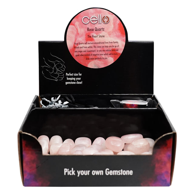 Cello Gemstones  - Rose Quartz