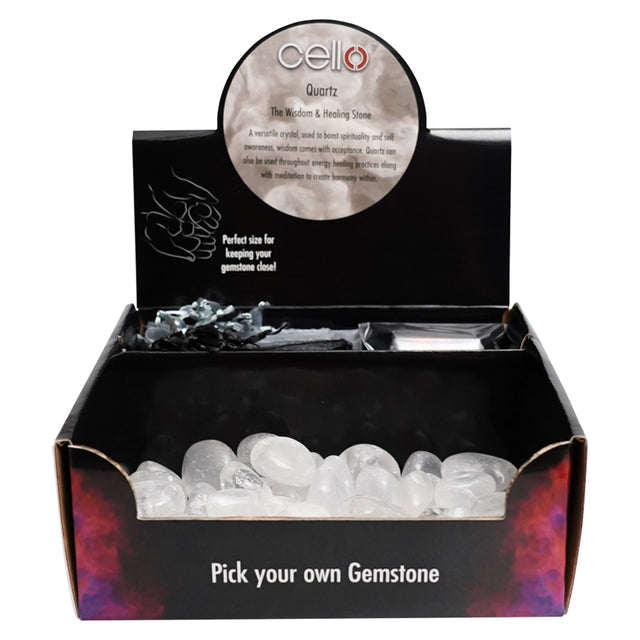 Cello Gemstones  - Quartz