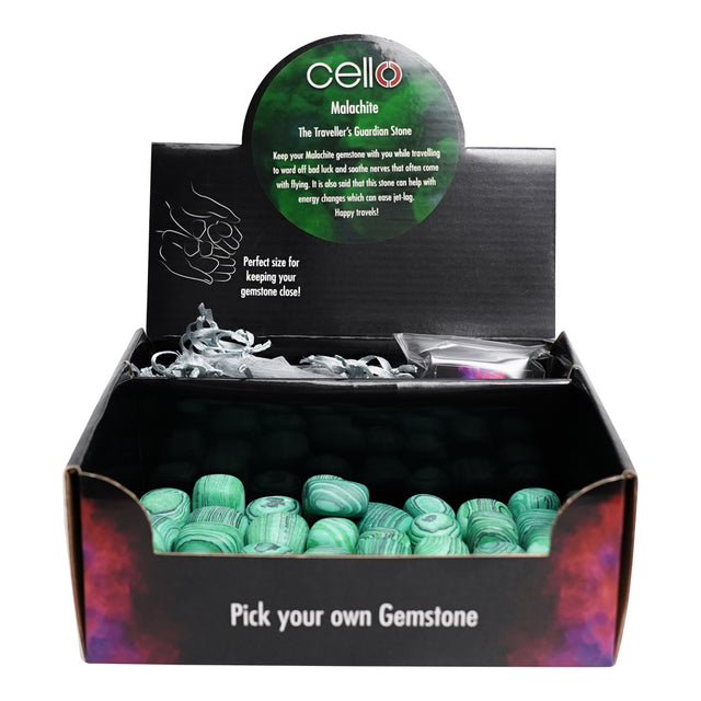 Cello Gemstones  - Malachite