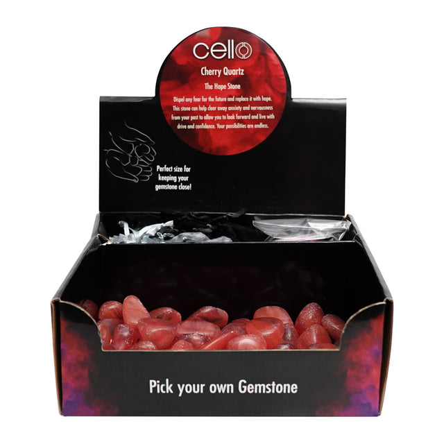 Cello Gemstones  - Cherry Quartz