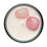 Cello - Gemstone Celestial Candle with Rose Quartz - Blossoming Bliss