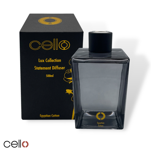 Cello Lux Statement Reed Diffuser - Egyptian Cotton