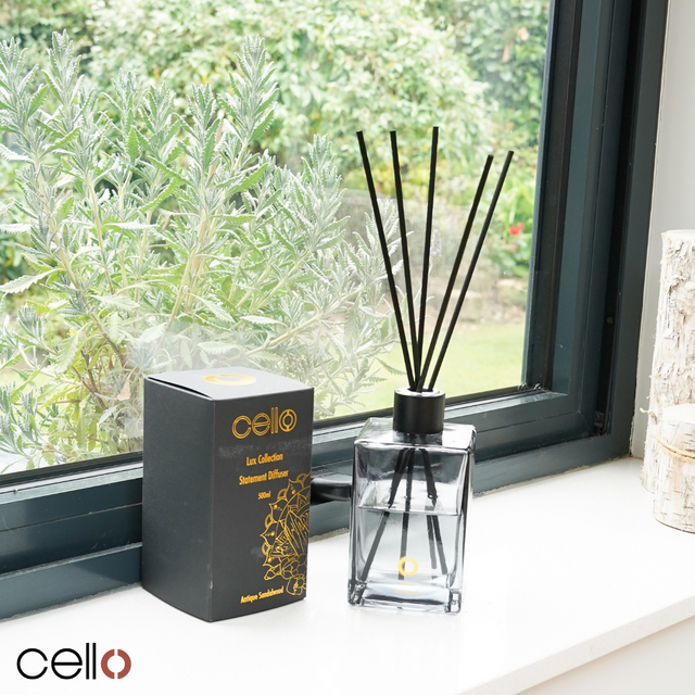 Cello Lux Statement Reed Diffuser - Egyptian Cotton
