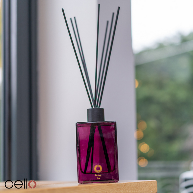 Cello Lux Statement Reed Diffuser - Heritage Rose