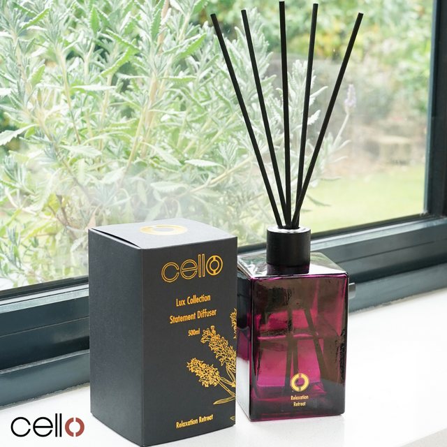 Cello Lux Statement Reed Diffuser - Heritage Rose