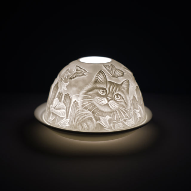 Cello Tealight Dome - Cat