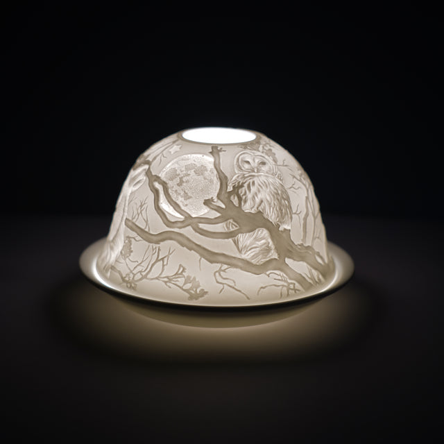 Cello Tealight Dome - Owl