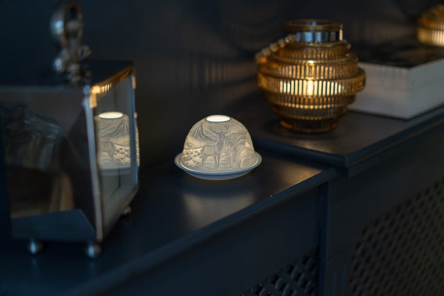 Cello Tealight Dome - Highland Stag
