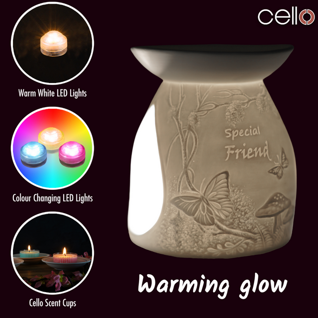 Cello Porcelain Tealight Burner - Special Friend Woodland