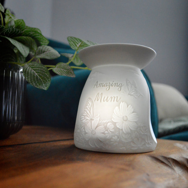 Cello Porcelain Tealight Burner - Amazing Mum