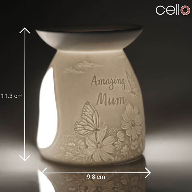 Cello Porcelain Tealight Burner - Amazing Mum