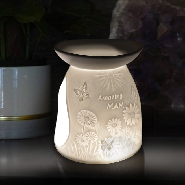 Cello Porcelain Tealight Burner - Amazing Mam