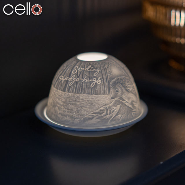 Cello Tealight Dome - Hedgehugs