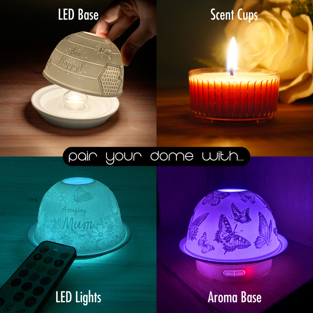 Cello Tealight Dome - Great Things Come in Small Packages