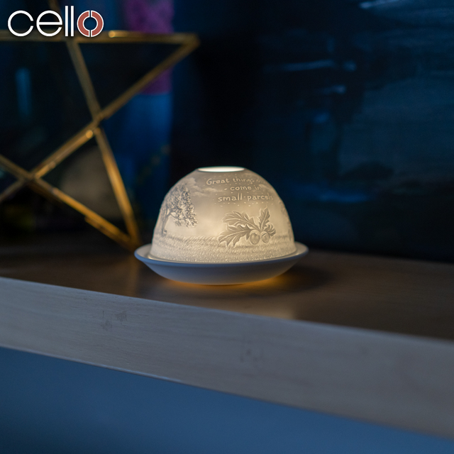Cello Tealight Dome - Great Things Come in Small Packages