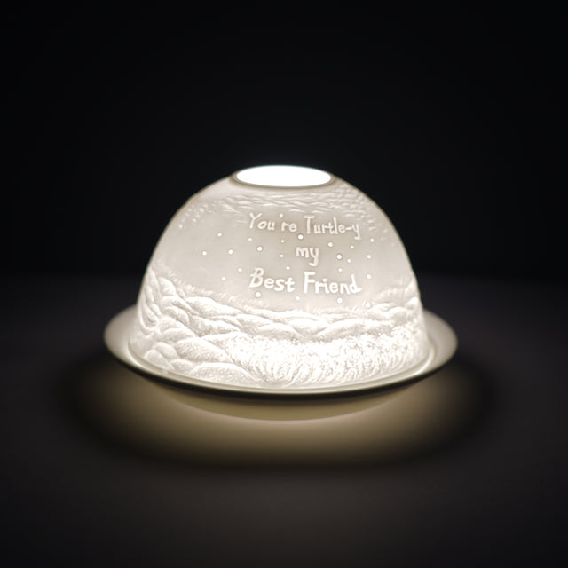Cello Tealight Dome - Turtle-y My Best Friend