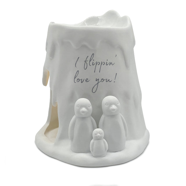 Cello Porcelain Tealight Burner - I Flippin Love you