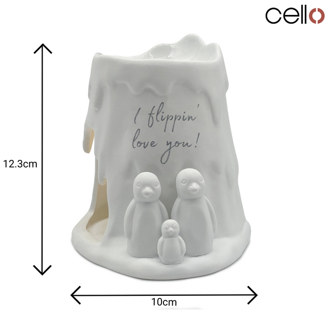 Cello Porcelain Tealight Burner - I Flippin Love you