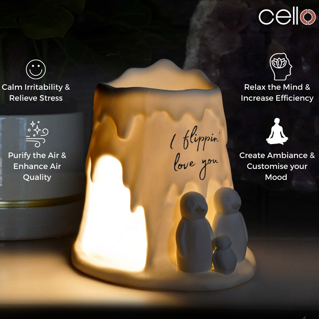 Cello Porcelain Tealight Burner - I Flippin Love you