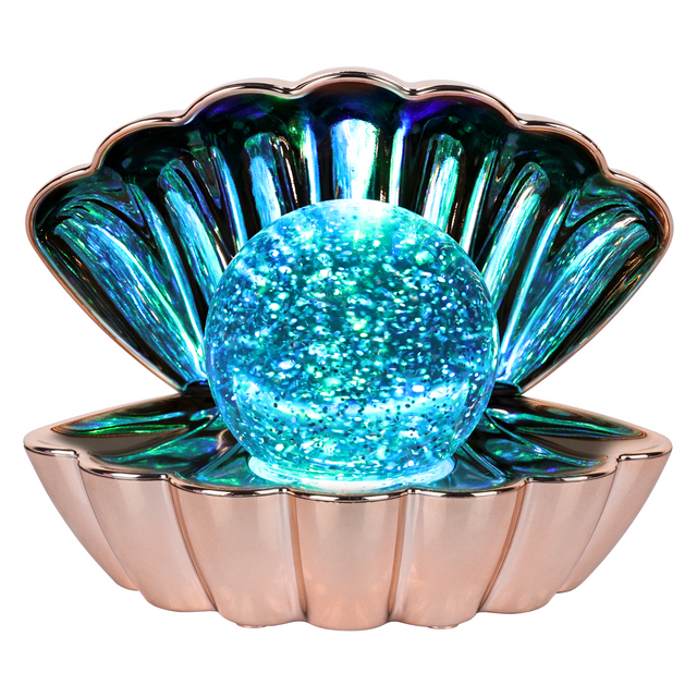 Light Up Clamshell - Rose Gold Metallic