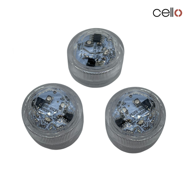 Cello Multicoloured LED Lights With Remote - 3 Pack