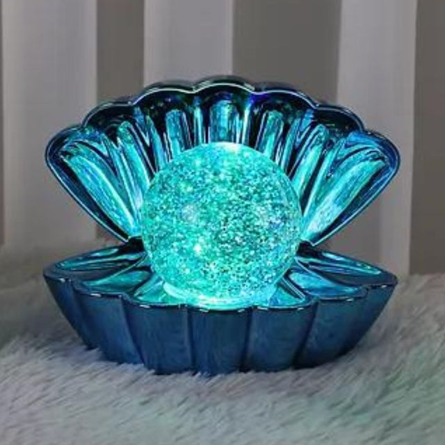 Light Up Clamshell - Blue Metallic
