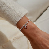 Joma Jewellery Silver Bracelet - So Lucky To Have You - A Little