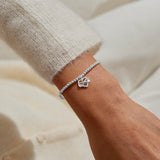 Joma Jewellery Silver Bracelet - Family Is A Gift That Lasts Forever - A Little