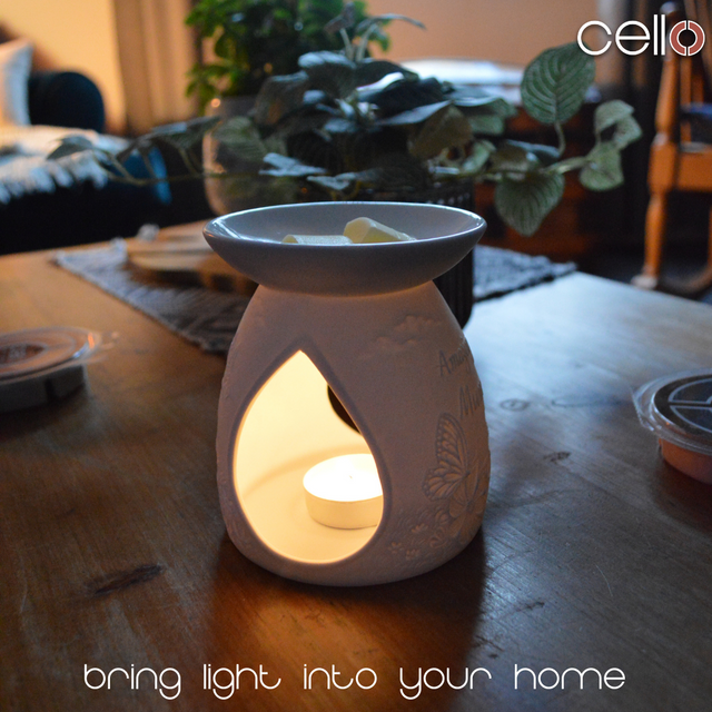 Cello Porcelain Tealight Burner - Elephant