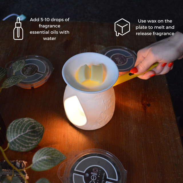Cello Porcelain Tealight Burner - Elephant