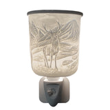 Cello Porcelain Plug In Electric Wax Burner - Highland Stag
