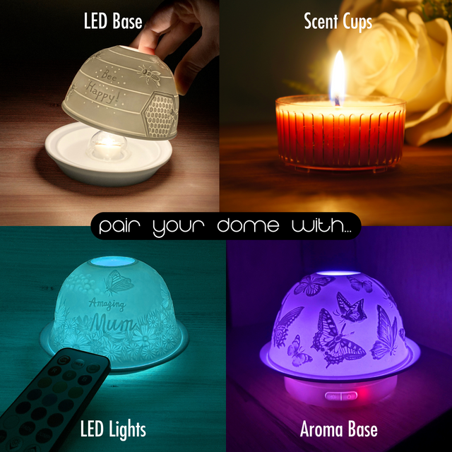 Cello Tealight Dome - Lion