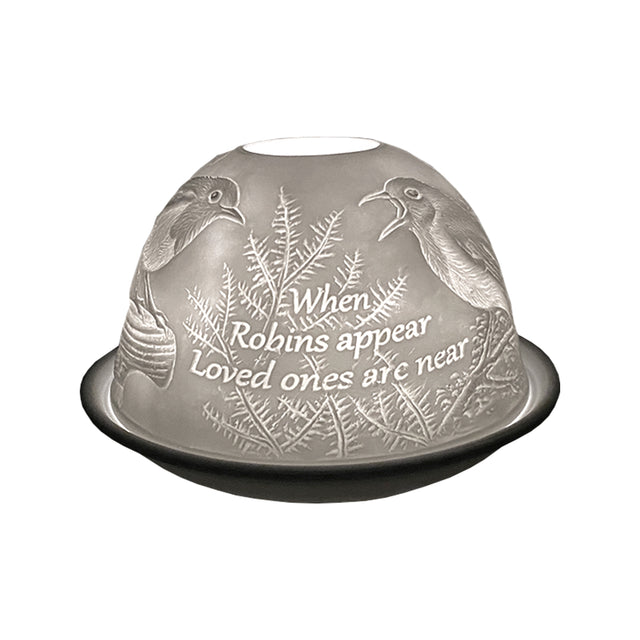 Cello Tealight Dome - Robin