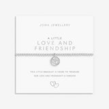Joma Jewellery Silver Bracelet - Love And Friendship - A Little