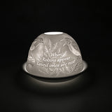 Cello Tealight Dome - Robin
