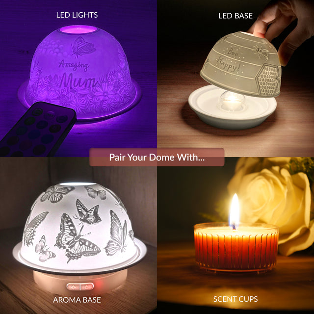 Cello Tealight Dome - Worlds Best Dad