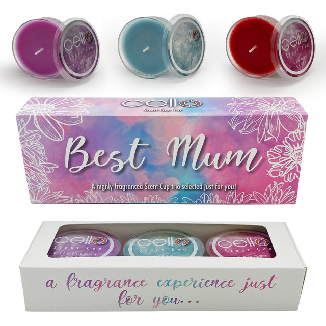 Cello Scent Cup Trio - Best Mum