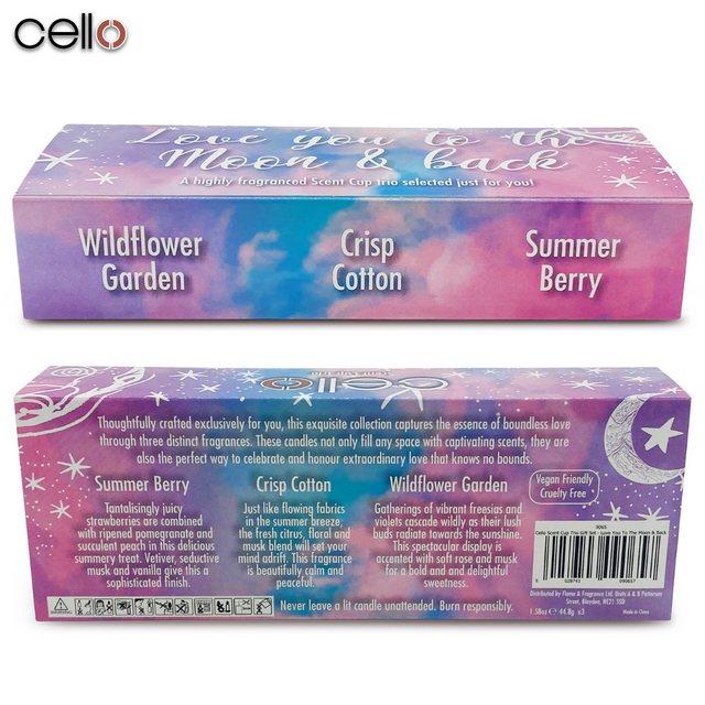 Cello Scent Cup Trio - Love You To The Moon And Back