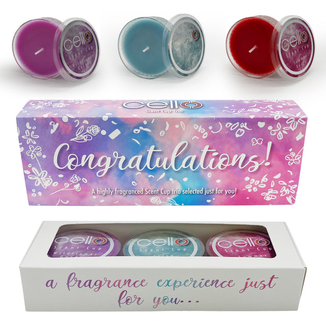 Cello Scent Cup Trio - Congratulations