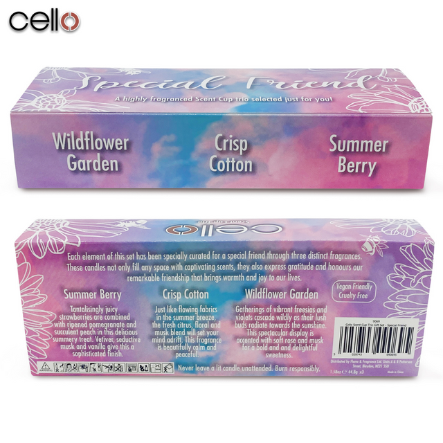 Cello Scent Cup Trio - Special Friend