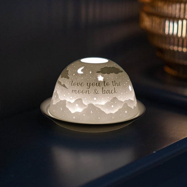 Cello Tealight Dome - To The Moon and Back, Sentiment