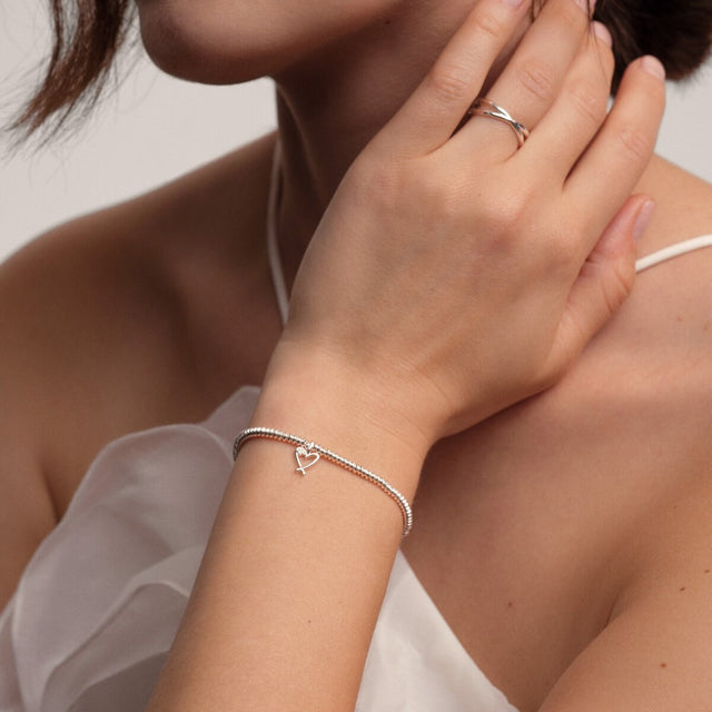 Joma Jewellery Bracelet - Lovely Sister with Lab Grown Diamond